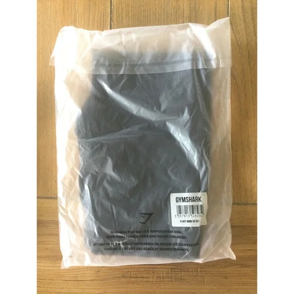 GYM SHARK NIP Black Leggings XS - Picture 6 of 6